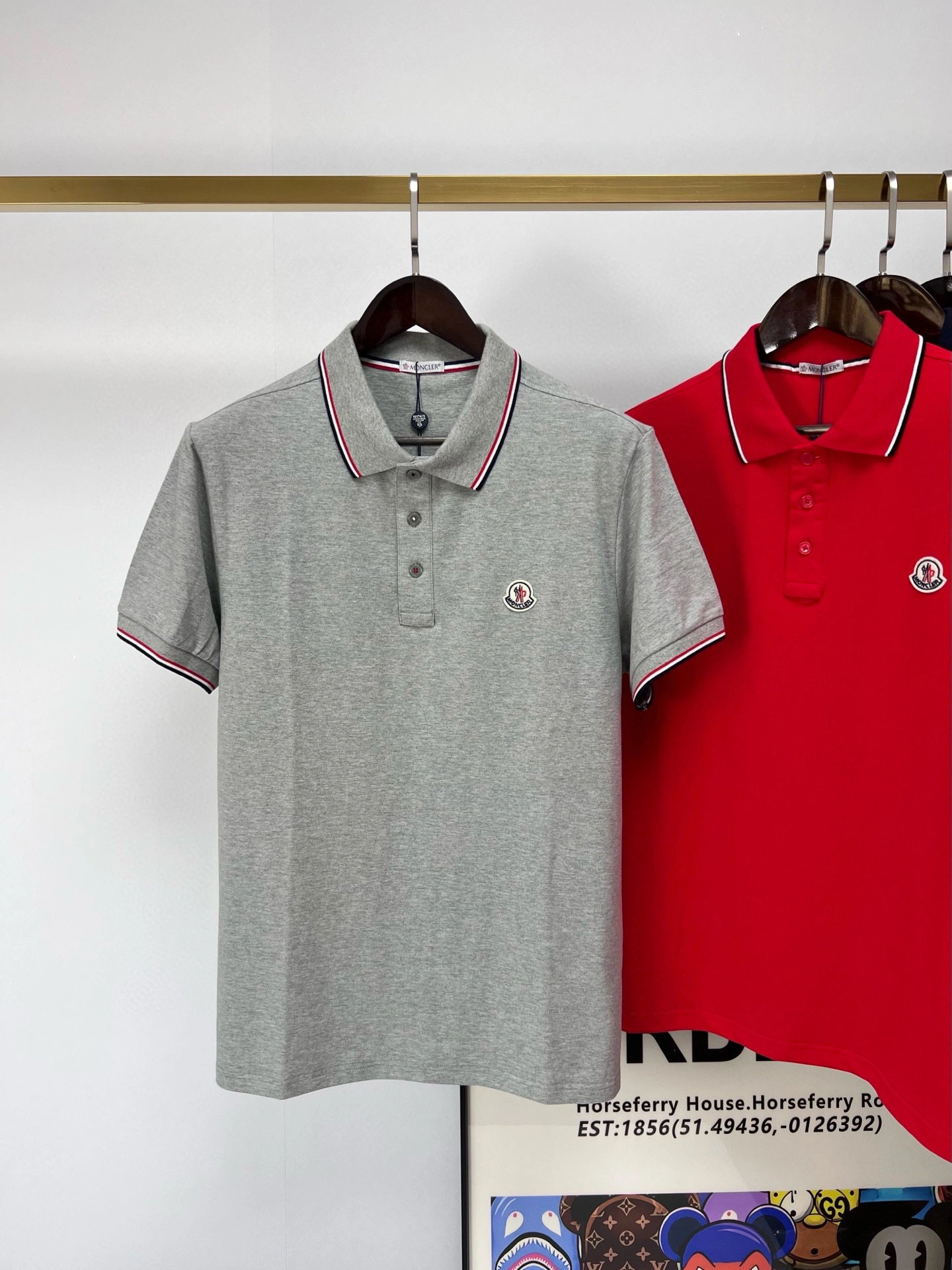 &wg.luxury- 7o9385r polo Cotton 5colour item:E-F501C1107-5